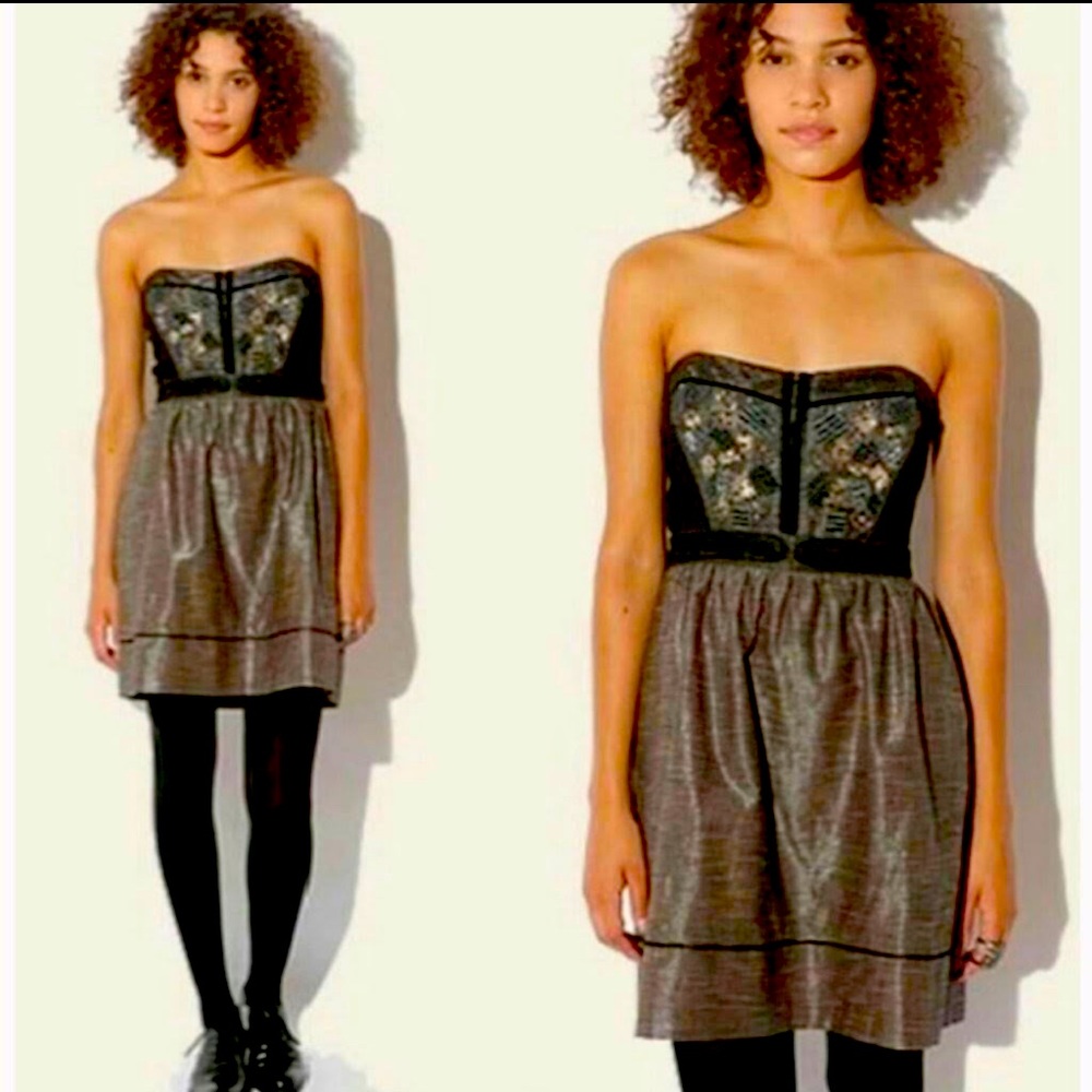 Staring at Stars | Strapless Embellished Dress